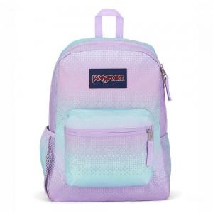 JanSport CROSS TOWN Ruksaci Školske ruksake Ljubičaste Zelene | MHRHR36453