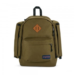 JanSport Field Pack Ruksaci Ruksak za planinarenje Maslinasto Zelene | UHRTG37751