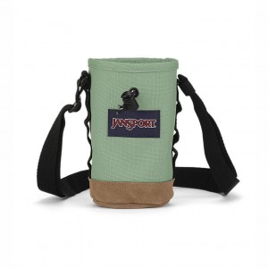 JanSport KITSACK Torbe Remen za bocu vode Zelene | ZHRMJ64562