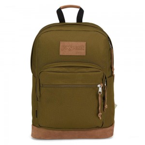 JanSport Right Pack Premium Ruksaci Školske ruksake Maslinasto Zelene | YHRGT99369