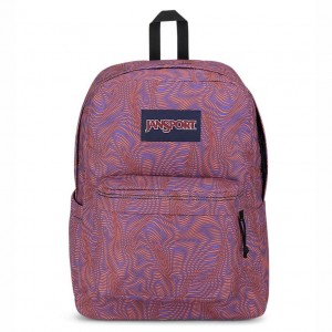 JanSport SuperBreak® Plus Ruksaci Školske ruksake Ljubičaste Narančaste | HRCVG42195