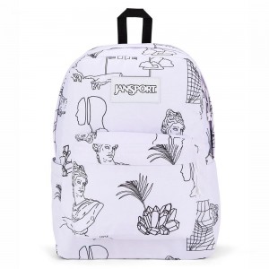 JanSport SuperBreak® Ruksaci Školske ruksake Bijele | PHRQX32701