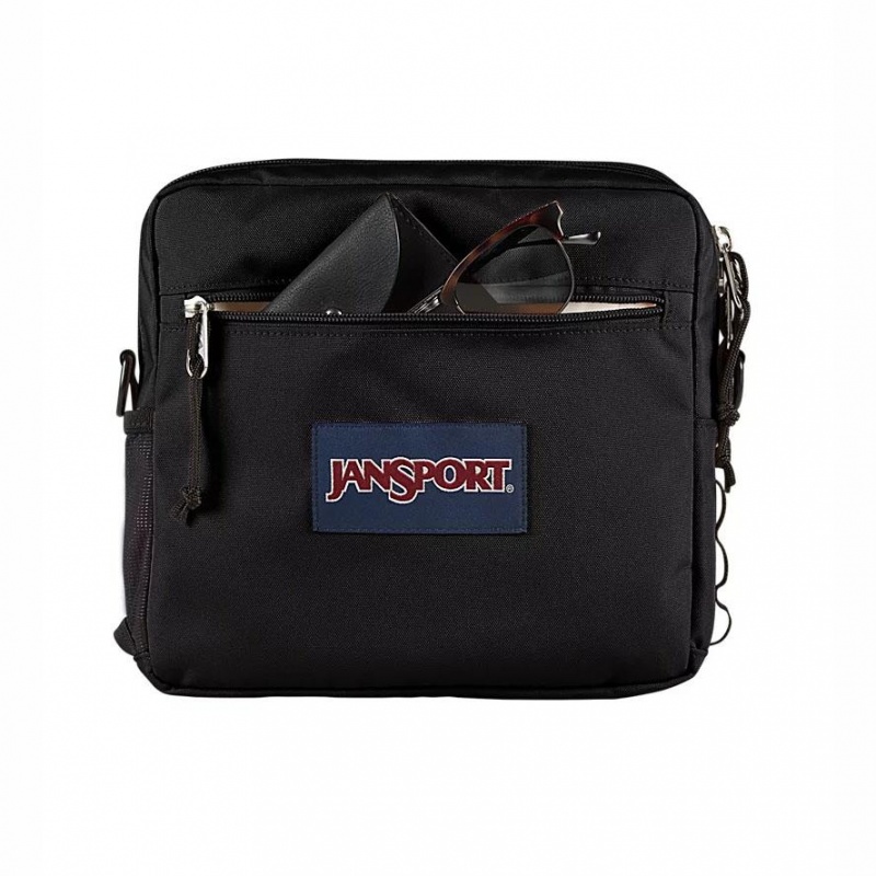 JanSport CENTRAL ADAPTIVE Torbe Torba Crossbody Crne | HRDYB95217