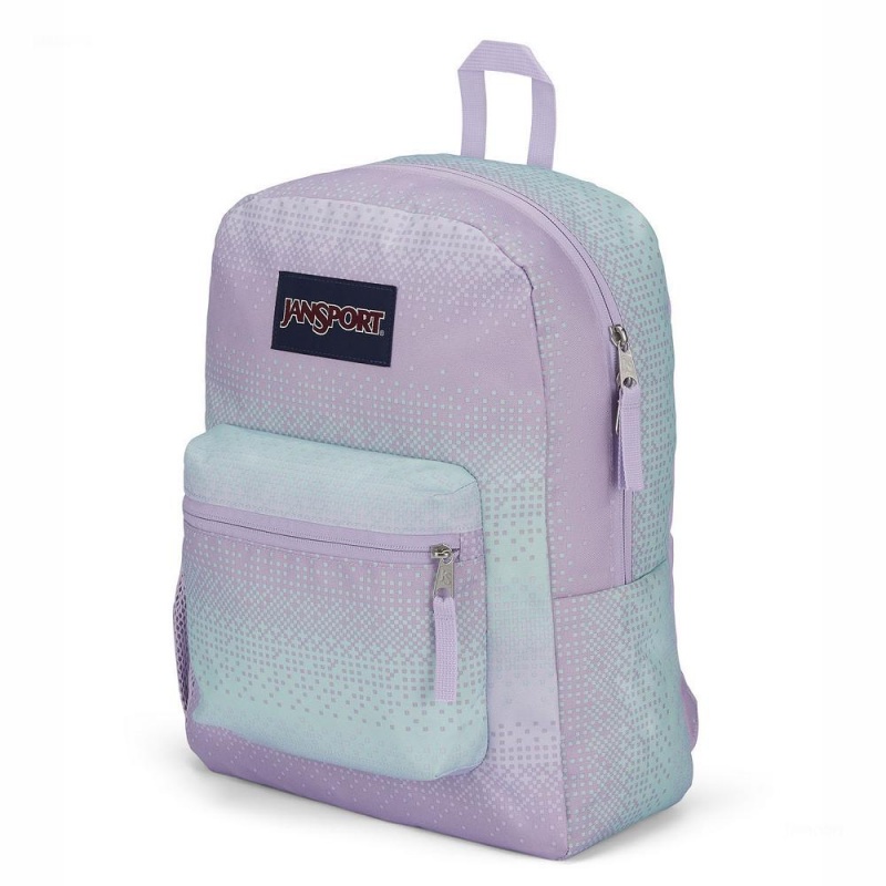 JanSport CROSS TOWN Ruksaci Školske ruksake Ljubičaste Zelene | MHRHR36453