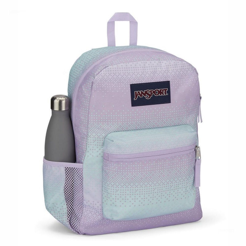 JanSport CROSS TOWN Ruksaci Školske ruksake Ljubičaste Zelene | MHRHR36453