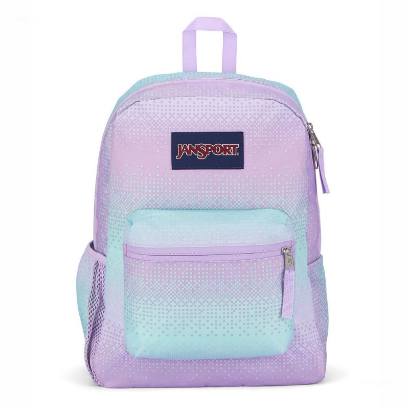 JanSport CROSS TOWN Ruksaci Školske ruksake Ljubičaste Zelene | MHRHR36453