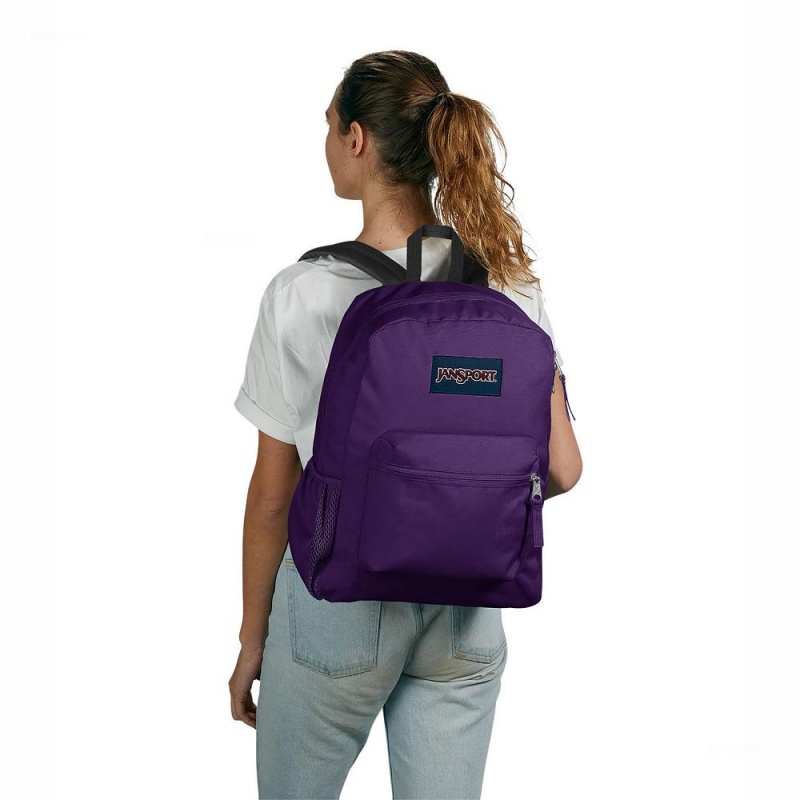 JanSport CROSS TOWN Ruksaci Školske ruksake Ljubičaste | DHRKV23726