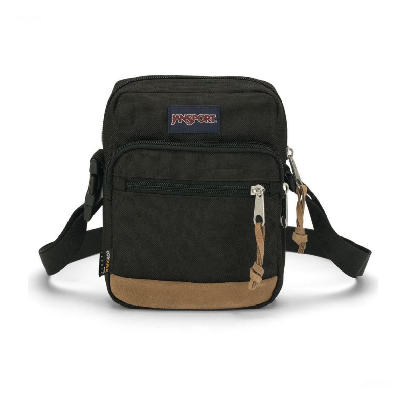 JanSport Core Torbe Torba Crossbody Crne | HRQCS93903