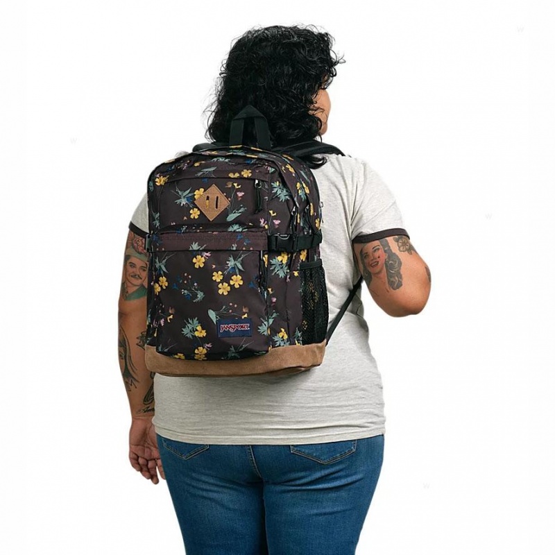 JanSport DARK FLORA BUNDLE Ruksaci Školske ruksake Smeđe | FHRHY18308