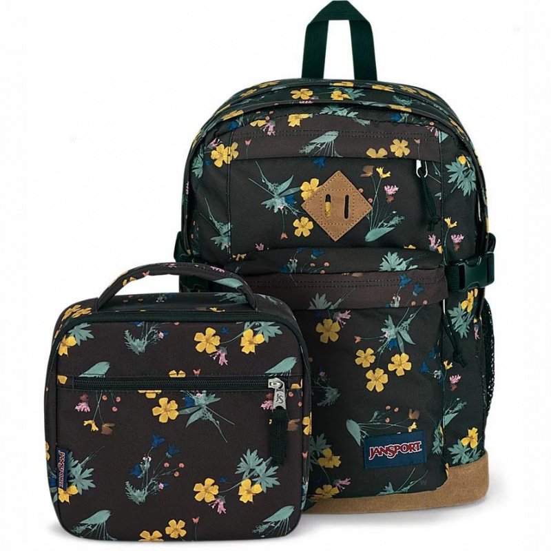 JanSport DARK FLORA BUNDLE Ruksaci Školske ruksake Smeđe | FHRHY18308
