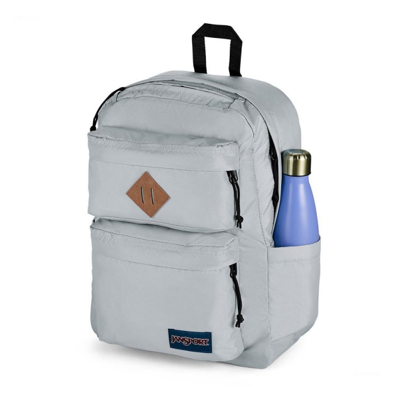 JanSport Double Break Ruksaci Školske ruksake Sive | HREGJ50639