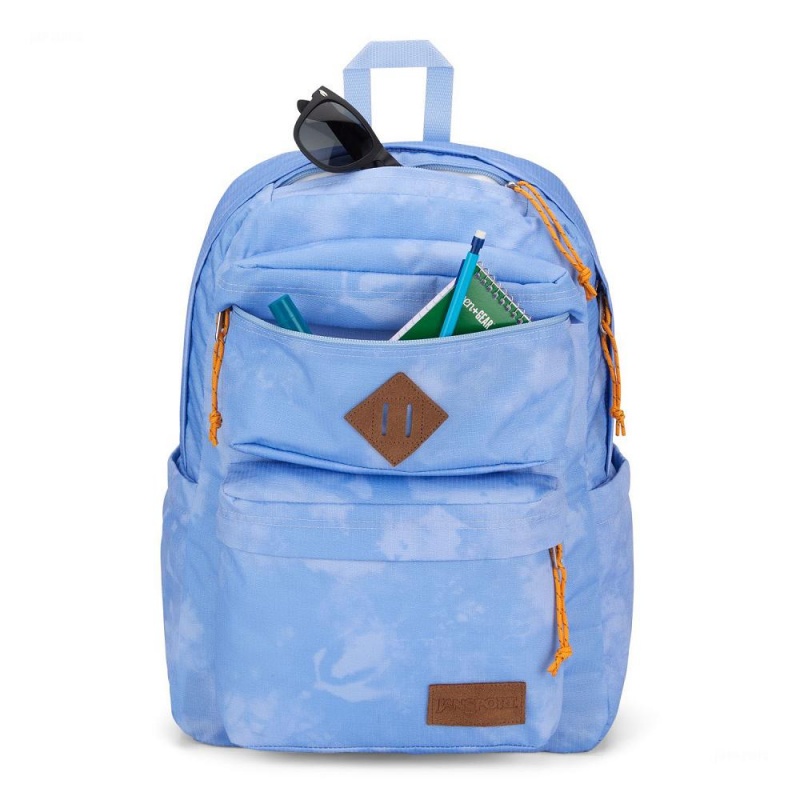 JanSport Double Break Ruksaci Školske ruksake Plave | HRNZX23923