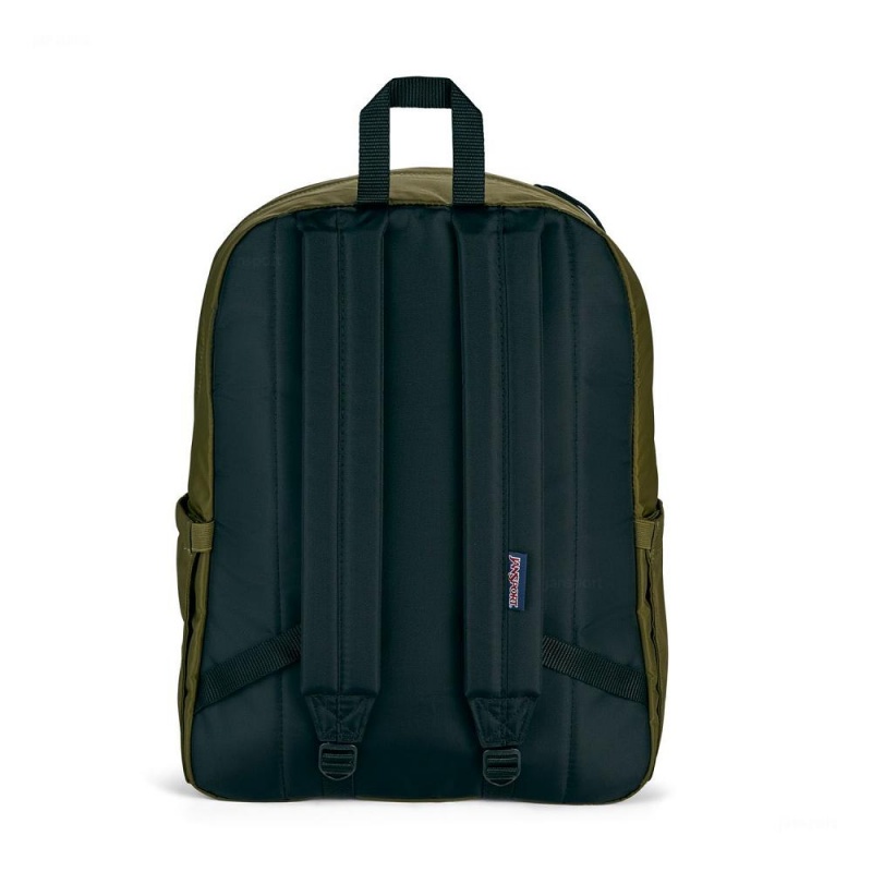 JanSport Double Break Ruksaci Školske ruksake Maslinasto Zelene | DHRVO47823