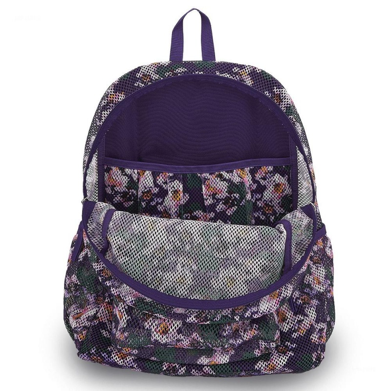 JanSport ECO MESH PACK Ruksaci Školske ruksake Ljubičaste | EHRHC64908