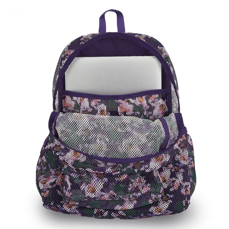 JanSport ECO MESH PACK Ruksaci Školske ruksake Ljubičaste | EHRHC64908