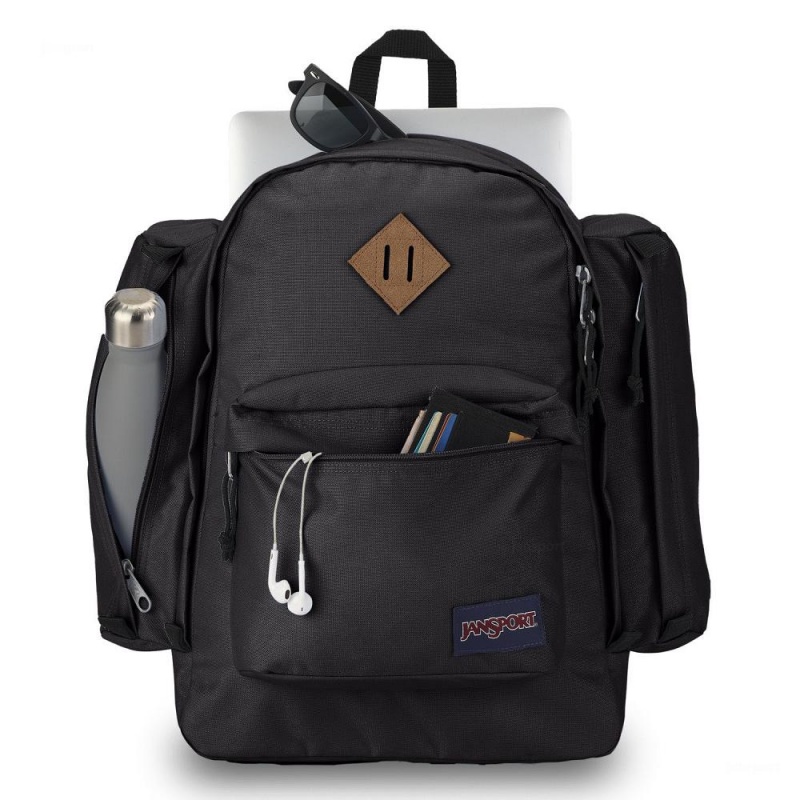 JanSport Field Pack Ruksaci Školske ruksake Crne | THRWZ85807
