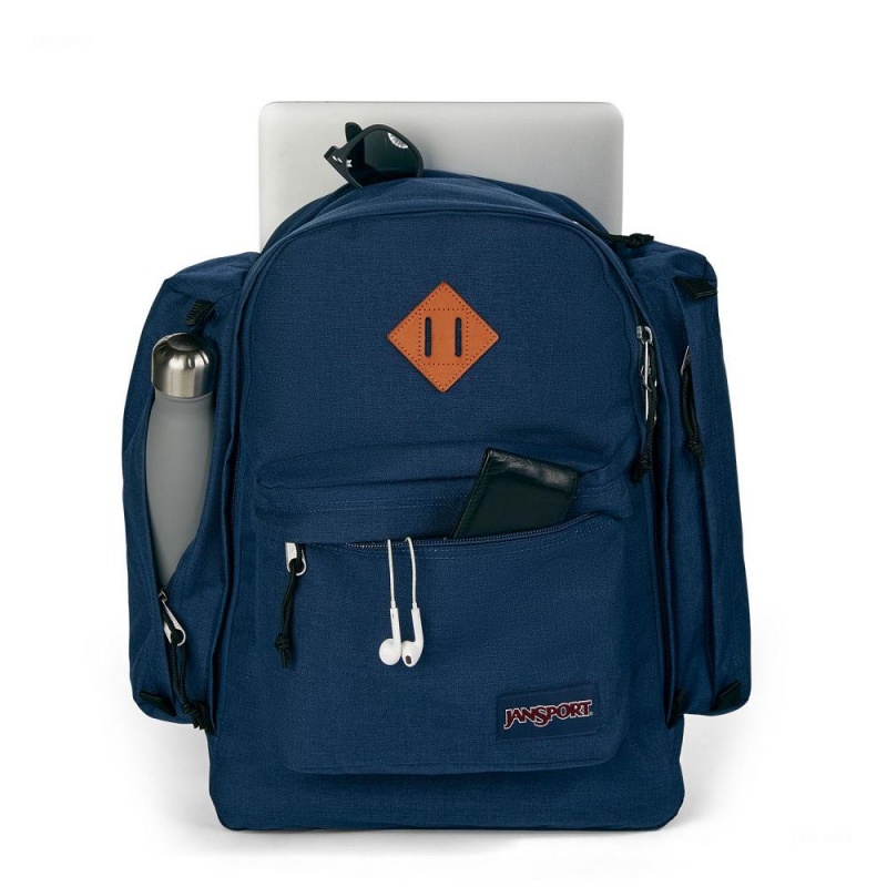 JanSport Field Pack Ruksaci Školske ruksake Tamnoplave | UHRND58879
