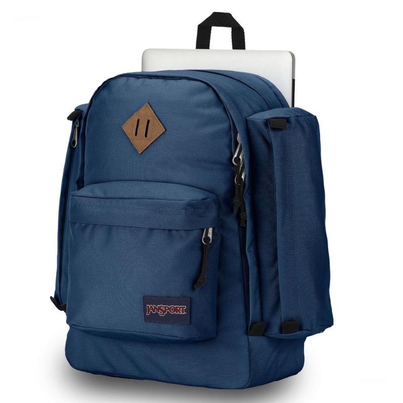 JanSport Field Pack Ruksaci Školske ruksake Tamnoplave | UHRND58879