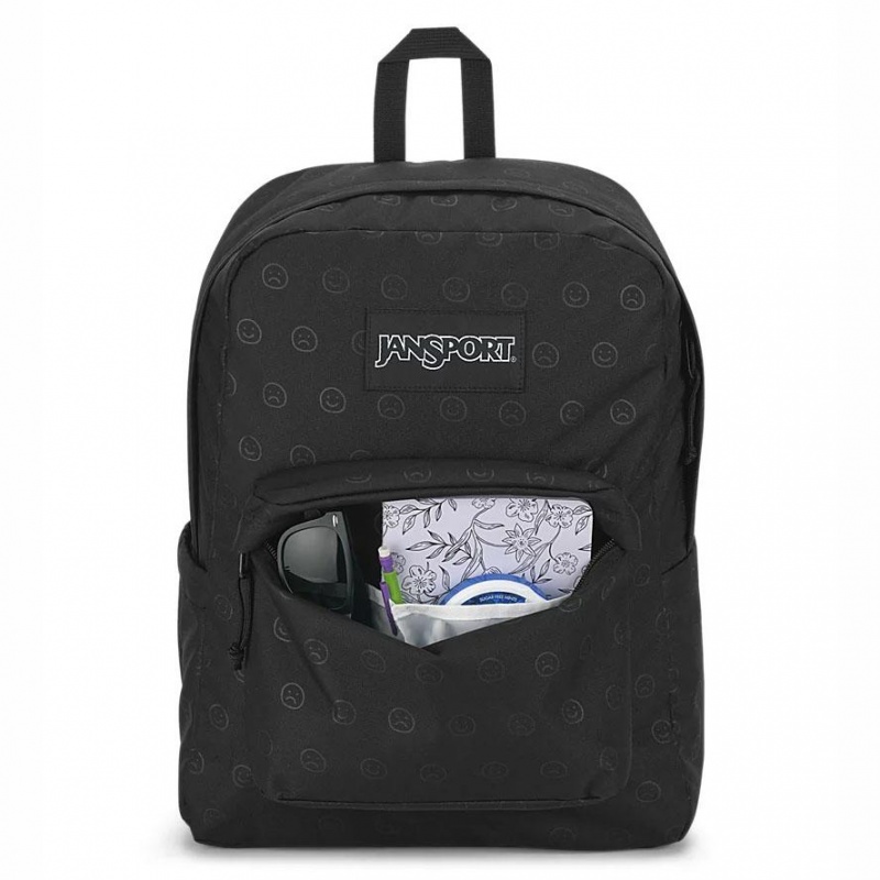JanSport HAPPY AND SAD BUNDLE Ruksaci Školske ruksake Crne | UHRTG23435