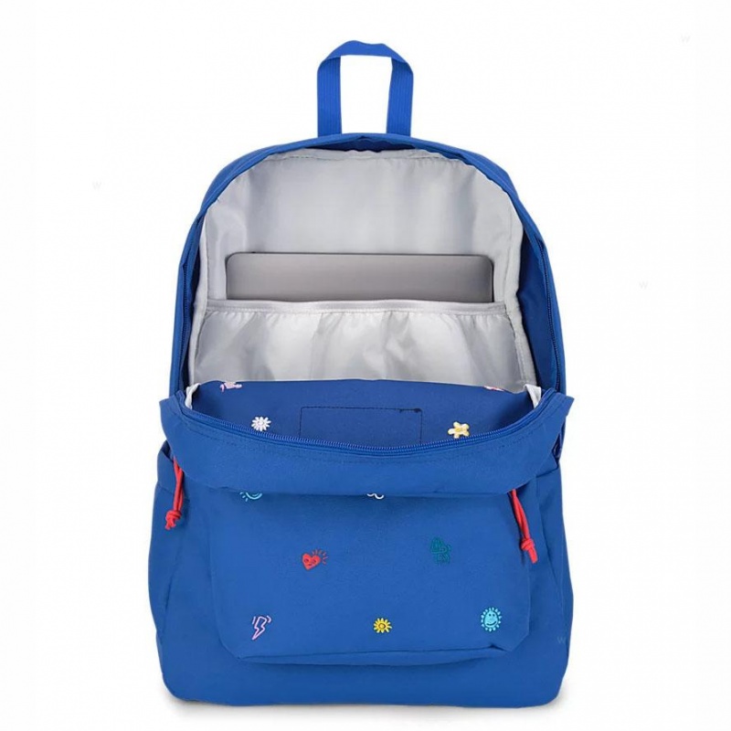 JanSport KIDCORE CHARMS BUNDLE Ruksaci Laptop Ruksak Plave | HRXBR12599