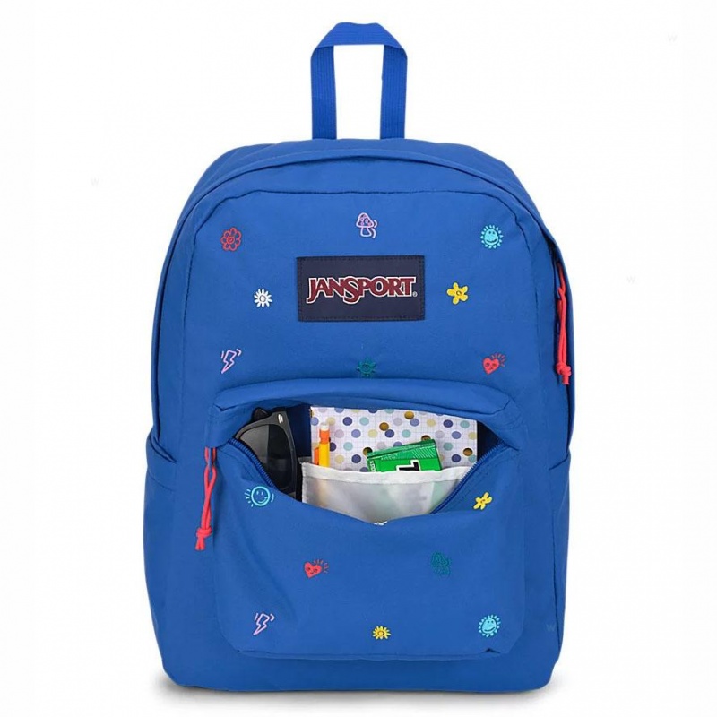 JanSport KIDCORE CHARMS BUNDLE Ruksaci Laptop Ruksak Plave | HRXBR12599