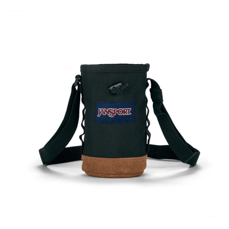 JanSport KITSACK Torbe Remen za bocu vode Crne | AHRWC86102