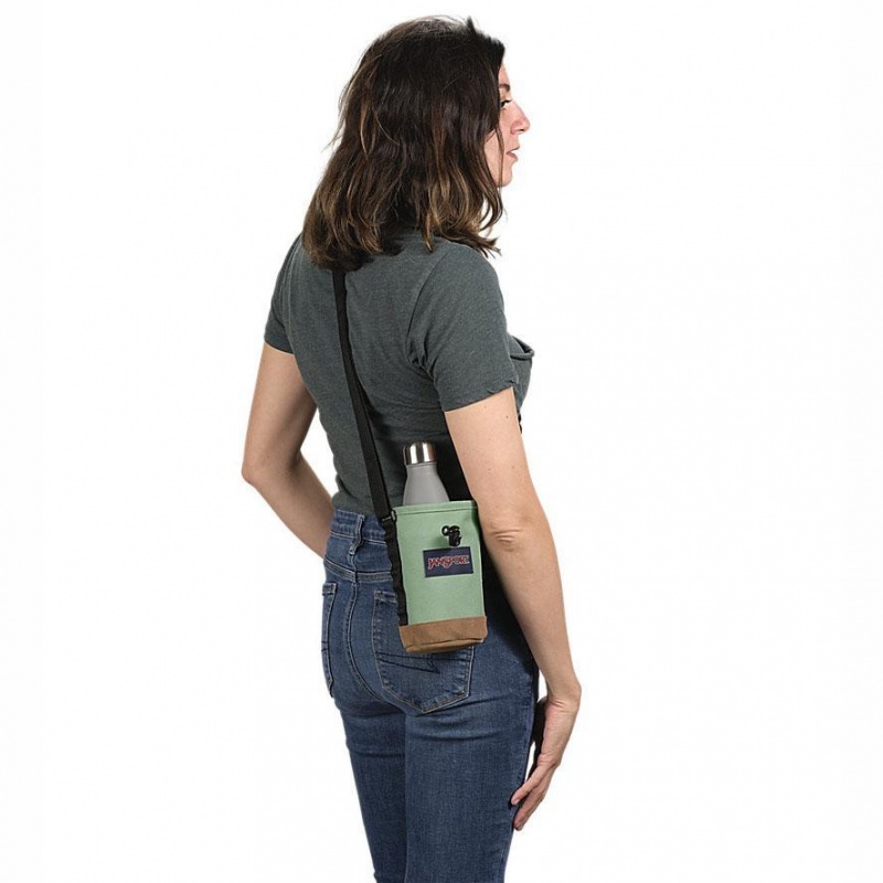 JanSport KITSACK Torbe Torbe za remen Zelene | HRNZX85827