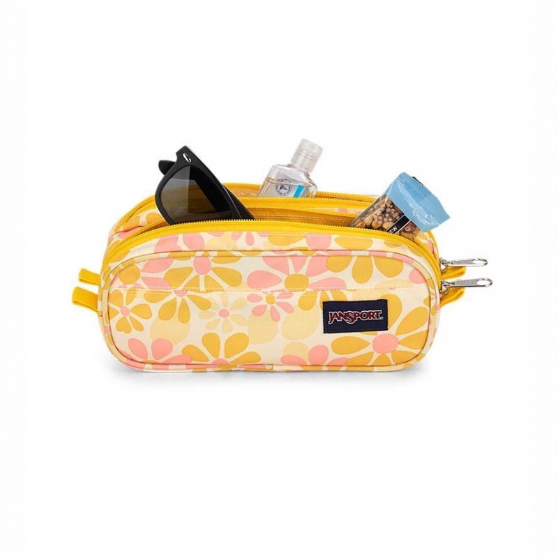 JanSport Large Accessory Pouch Torbe Pernice Žute | HRZPD92471