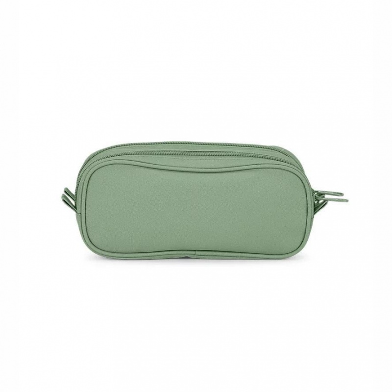JanSport Large Accessory Pouch Torbe Pernice Zelene | HRDFL17375