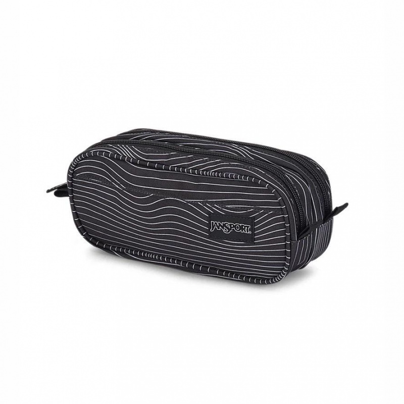 JanSport Large Accessory Pouch Torbe Pernice Crne | HRJKU66064