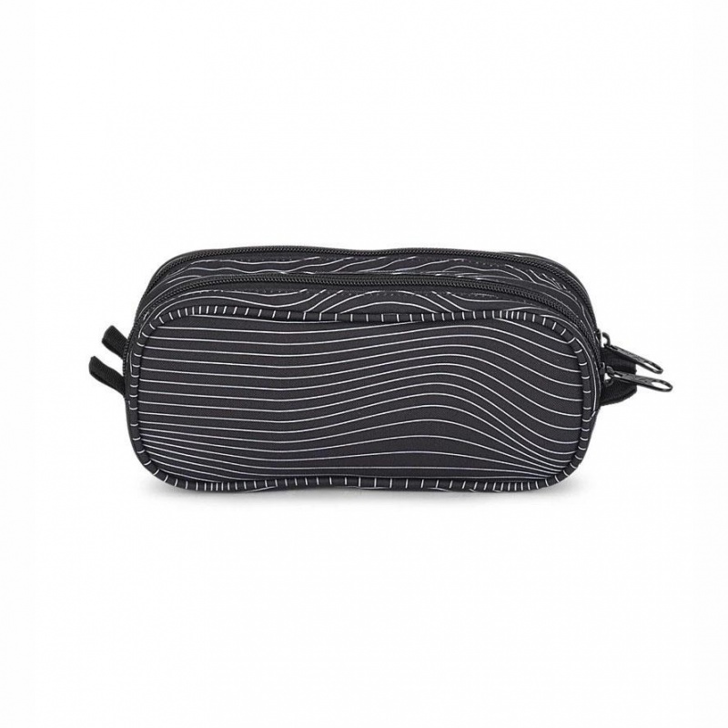 JanSport Large Accessory Pouch Torbe Pernice Crne | HRJKU66064