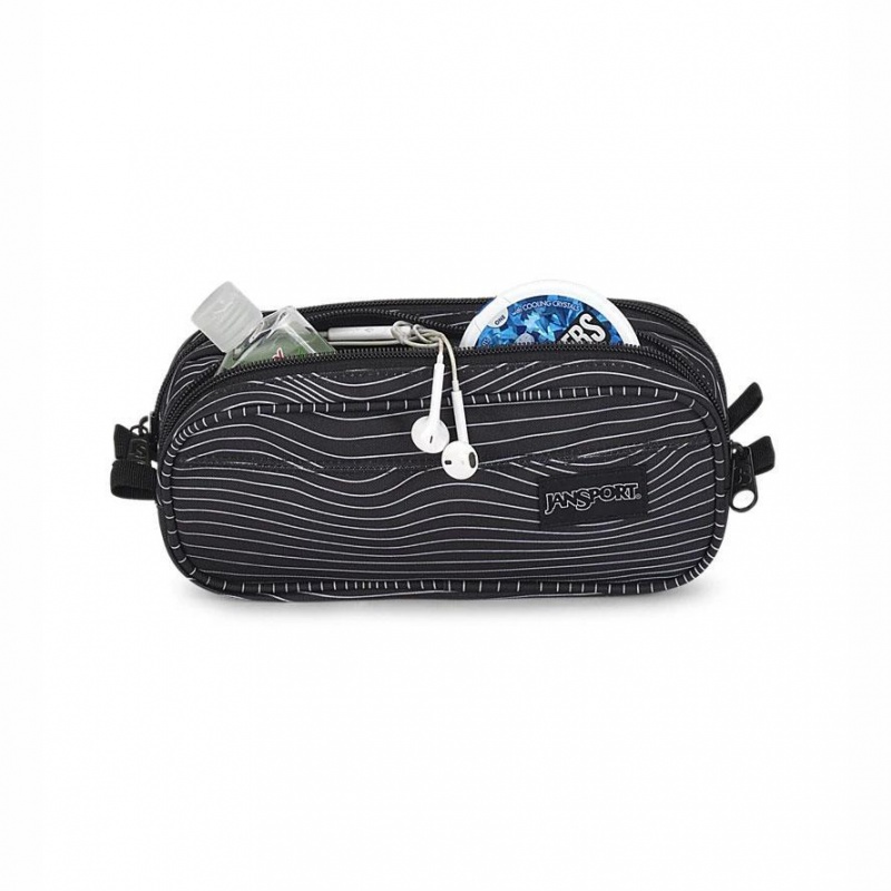JanSport Large Accessory Pouch Torbe Pernice Crne | HRJKU66064