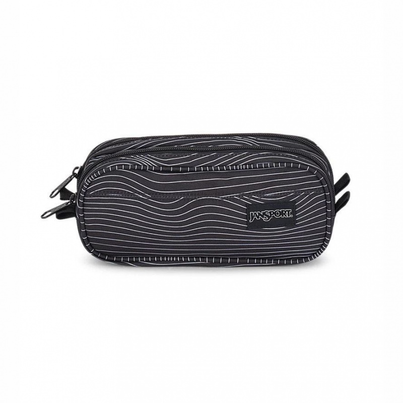 JanSport Large Accessory Pouch Torbe Pernice Crne | HRJKU66064