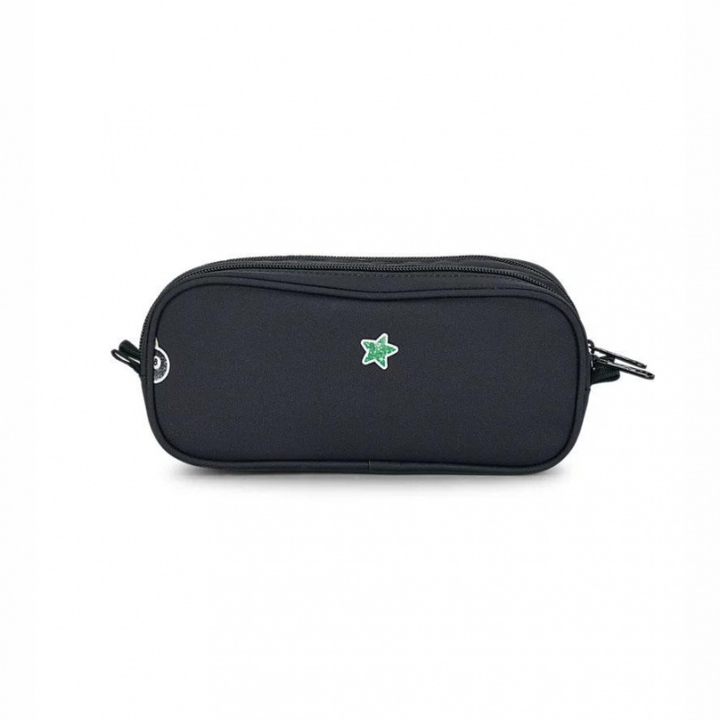 JanSport Large Accessory Pouch Torbe Pernice Crne | HRCVG68450