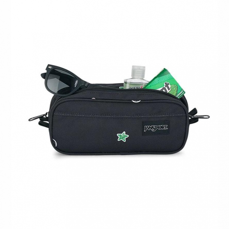 JanSport Large Accessory Pouch Torbe Pernice Crne | HRCVG68450