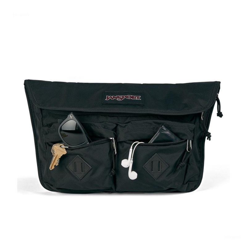 JanSport Larimer Torbe Torba Crossbody Crne | AHRDF72103