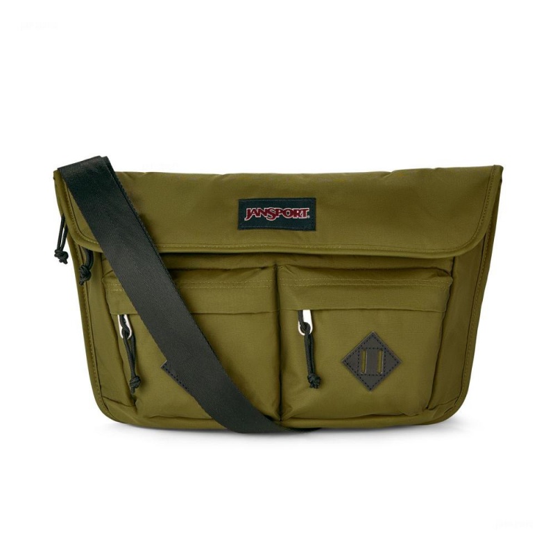 JanSport Larimer Torbe Torba Crossbody Maslinasto Zelene | LHRTR20938