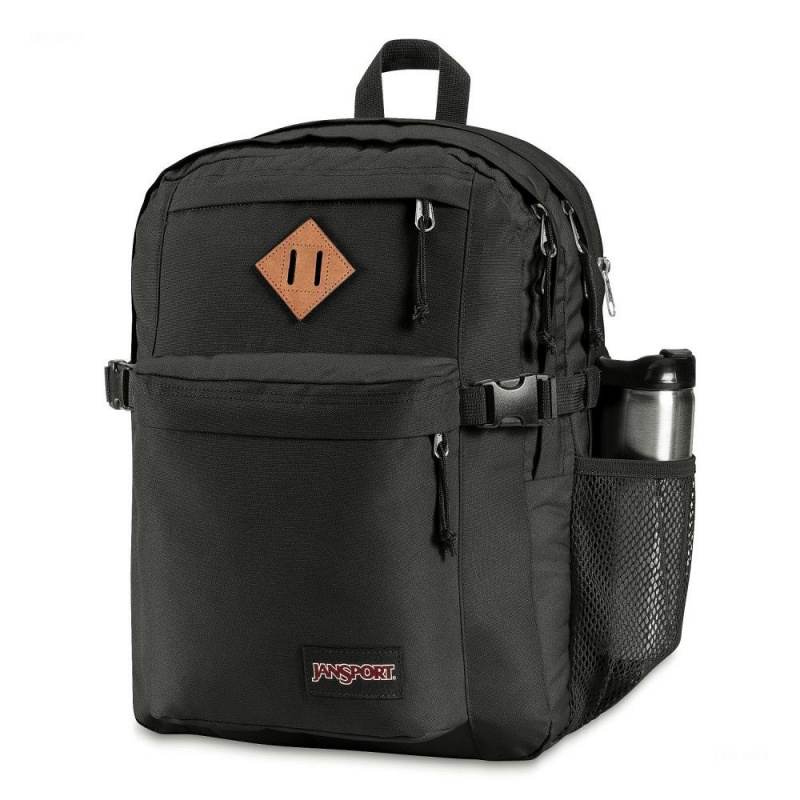 JanSport Main Campus Ruksaci Laptop Ruksak Crne | HRQCS86082