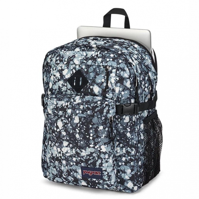 JanSport Main Campus Ruksaci Školske ruksake Plave Crne | HRJKU17421