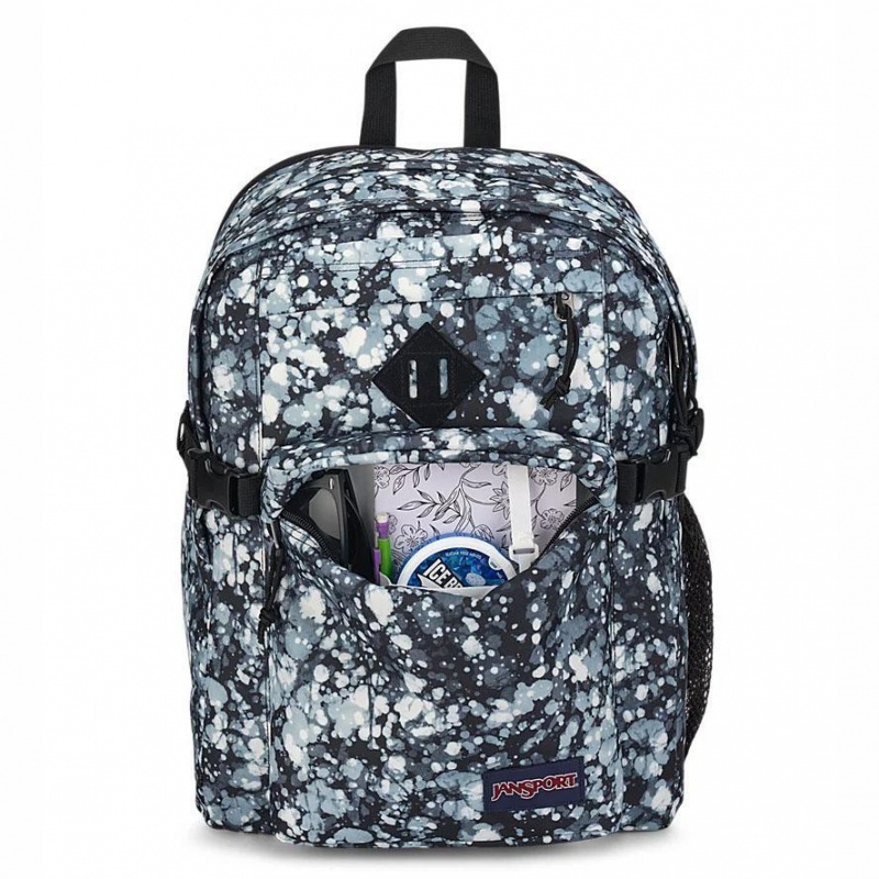 JanSport Main Campus Ruksaci Školske ruksake Plave Crne | HRJKU17421