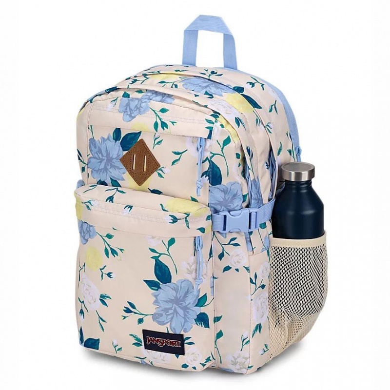 JanSport Main Campus Ruksaci Školske ruksake Plave Žute | HRCIF71966