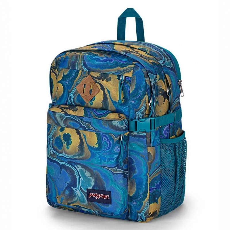 JanSport Main Campus Ruksaci Školske ruksake Plave | HRXBR83275