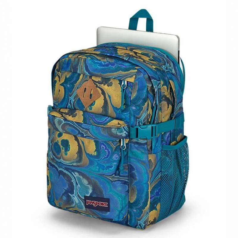 JanSport Main Campus Ruksaci Školske ruksake Plave | HRXBR83275