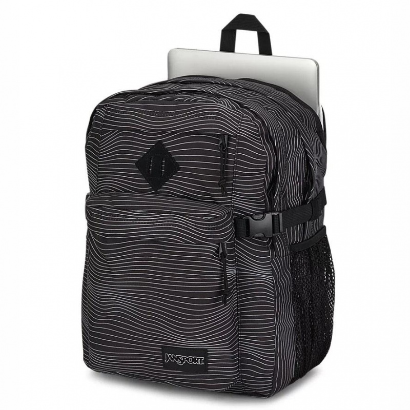 JanSport Main Campus Ruksaci Školske ruksake Crne | QHRWA11837