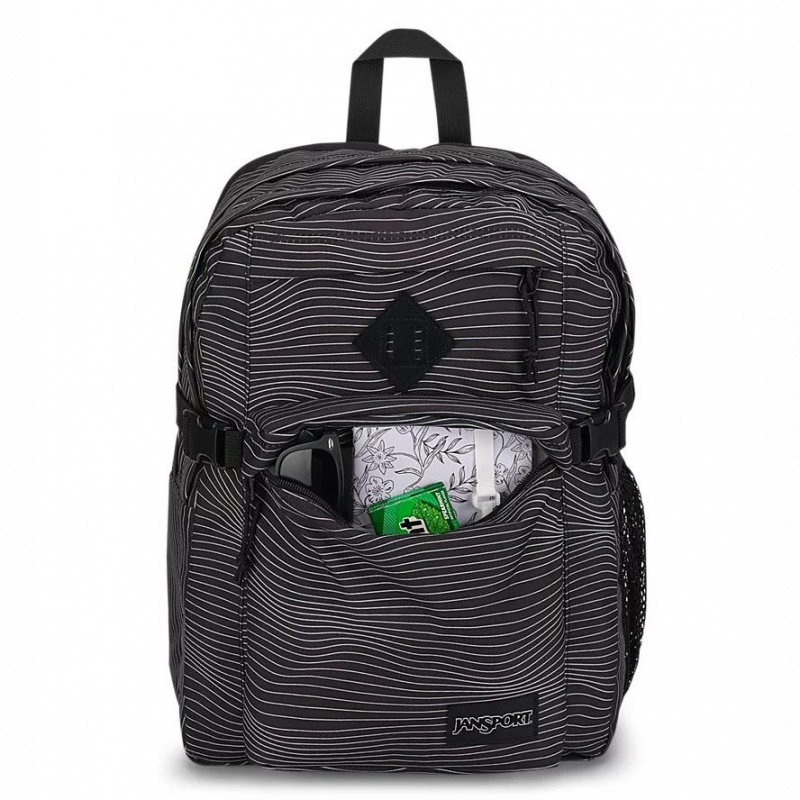 JanSport Main Campus Ruksaci Školske ruksake Crne | QHRWA11837