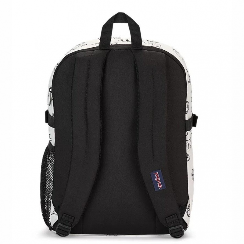 JanSport Main Campus Ruksaci Školske ruksake Bijele | AHRDF35169