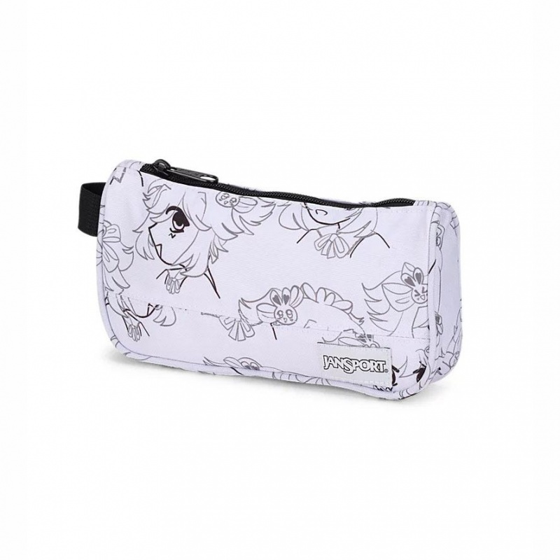 JanSport Medium Accessory Pouch Torbe Pernice Bijele | AHRDF49025