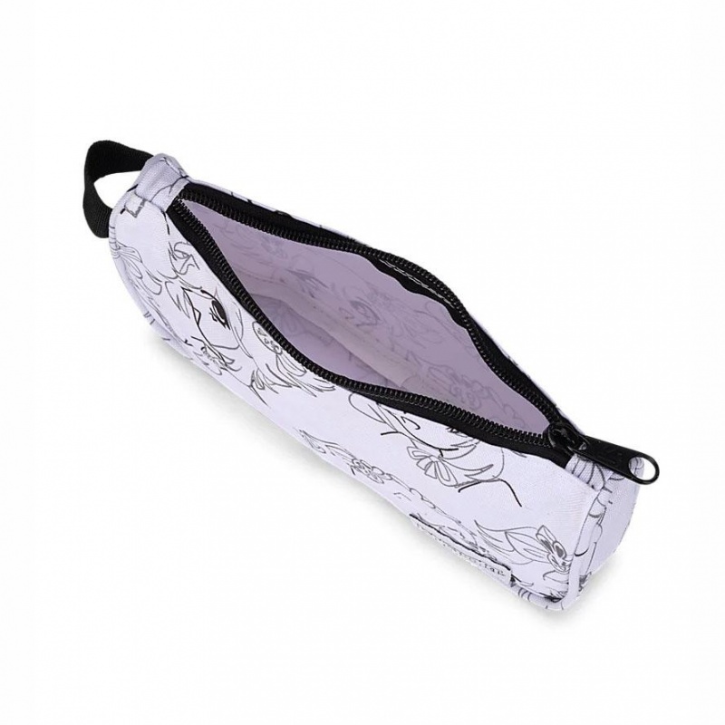 JanSport Medium Accessory Pouch Torbe Pernice Bijele | AHRDF49025