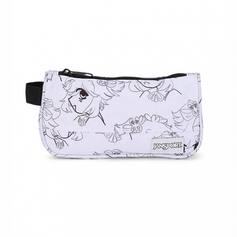 JanSport Medium Accessory Pouch Torbe Pernice Bijele | AHRDF49025