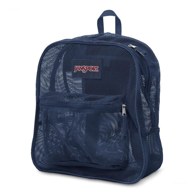 JanSport Mesh Pack Ruksaci Školske ruksake Tamnoplave | EHRVG69007